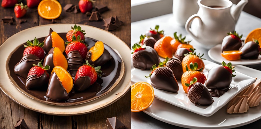 Chocolate dipped fruit